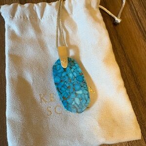 Kendra Scott Blue Pendant Necklace